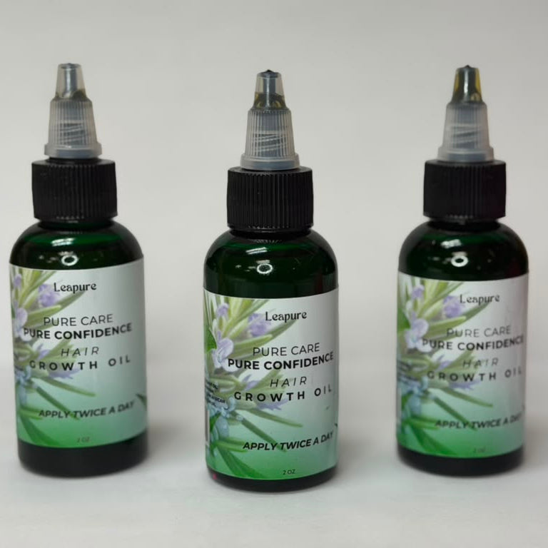 Leapure Hair Growth Oil | 100% Natural Formula for Longer, Stronger & Healthier Hair